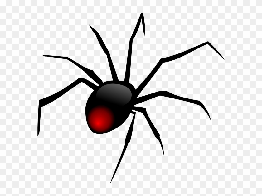 Redback Spider Clip Art - Cartoon Spiders #135893