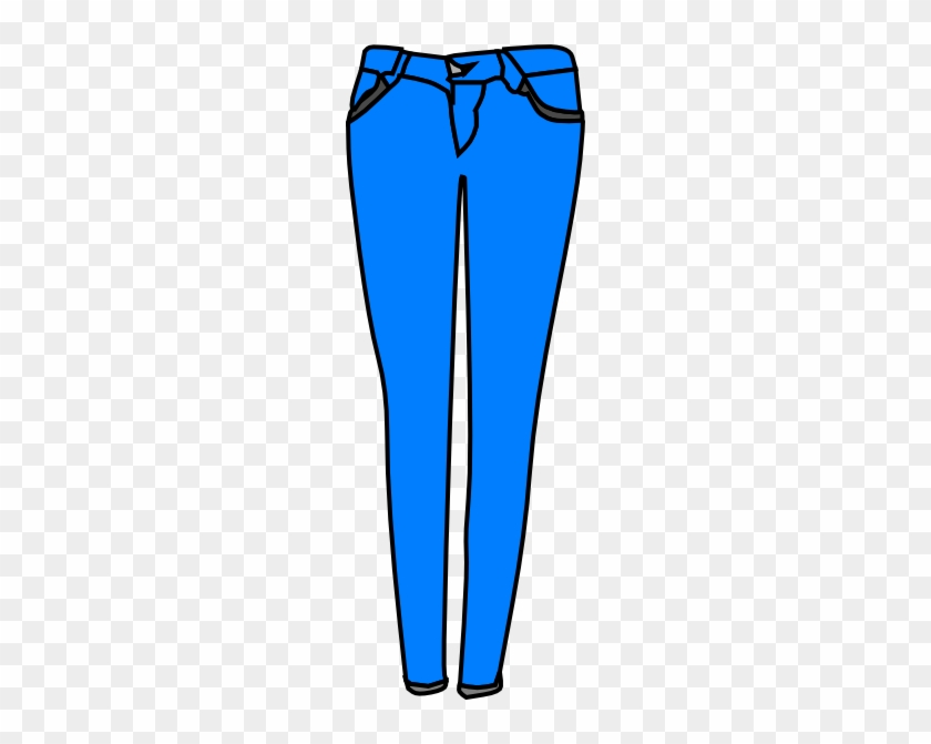Blue Jeans Clip Art - Jeans For Girls Clipart #135999