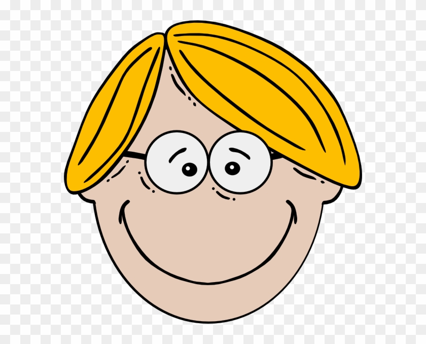 Blond - Smiling Boy Clipart #136005