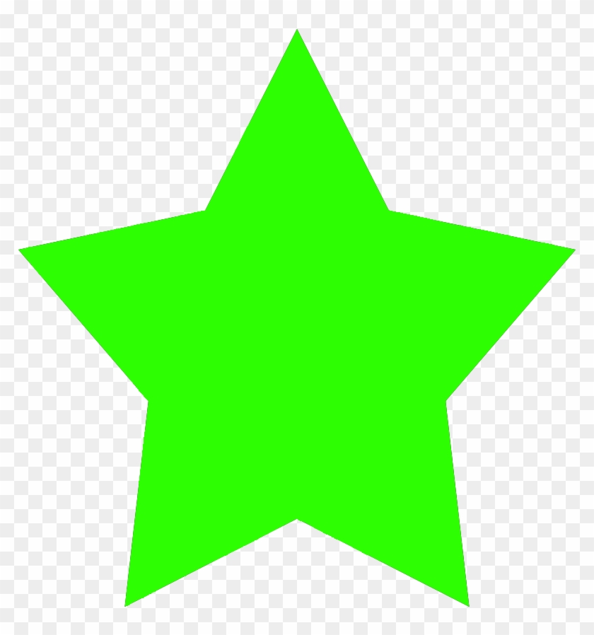Star - Green Star Clipart #136014