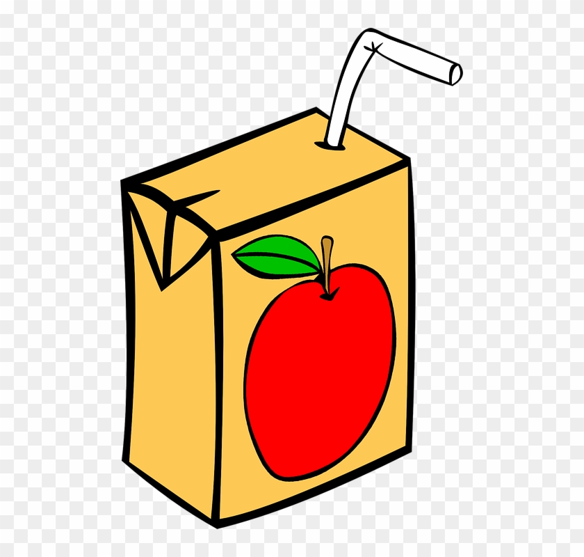 Straw Clipart Juice Box - Juice Box Clipart #136260