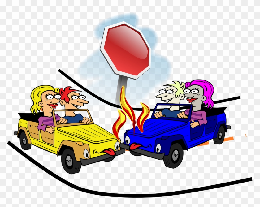 Car Accident Clipart #136384