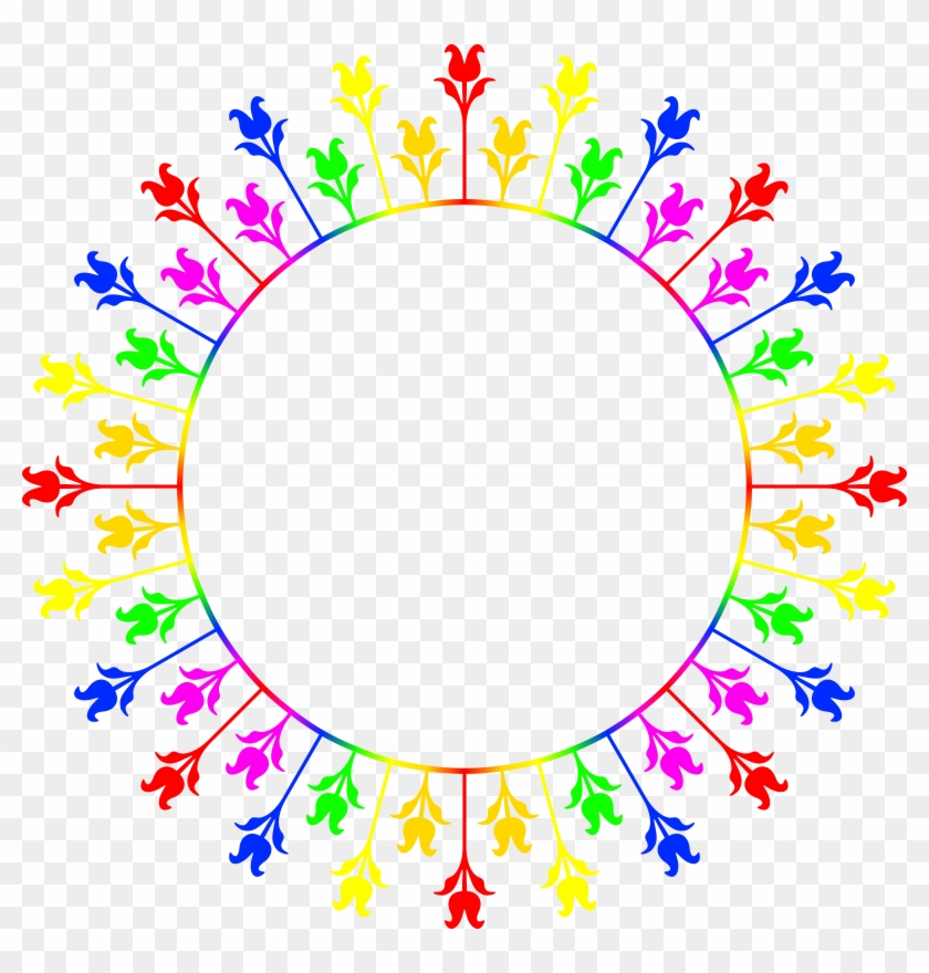 Big Image - Frame Png Circal Colour #136486