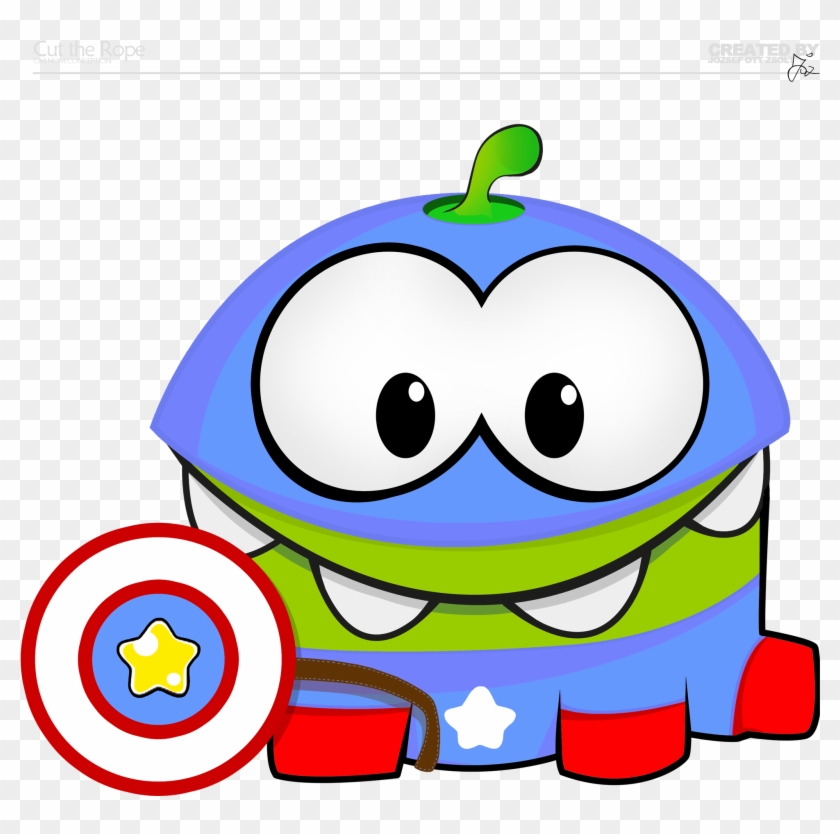 Free Basic Shapes Cliparts, Download Free Clip Art, - Cut The Rope Capitan America #136594