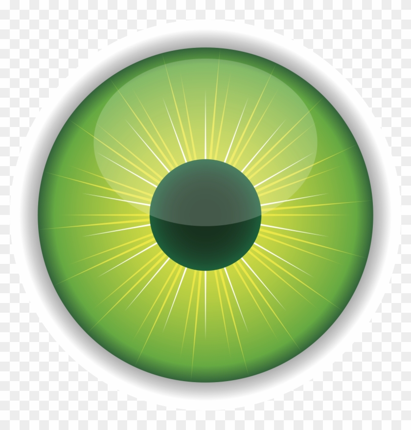Pin Green Eyes Clipart - Eyeball Eye Iris Pupil Purple Human #136751