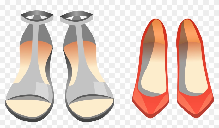 Shoe Slipper Sandal Clip Art - Shoe Slipper Sandal Clip Art #136818