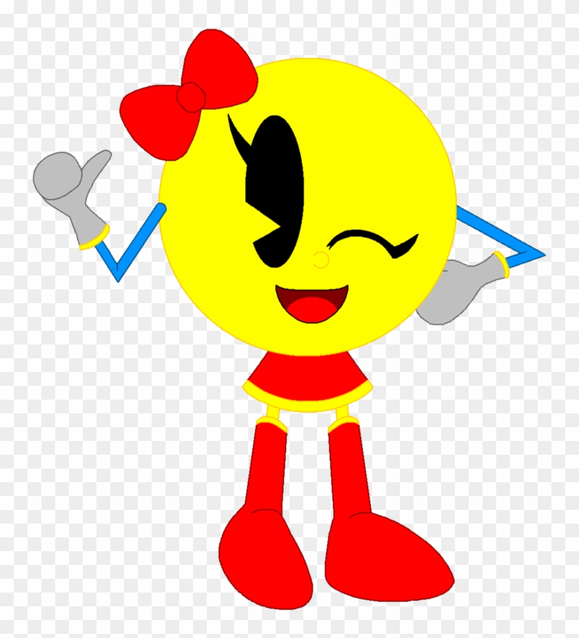 Ms Pac-man In A Wonder Momo Suit By Cheezn64x - Cartoon #136844