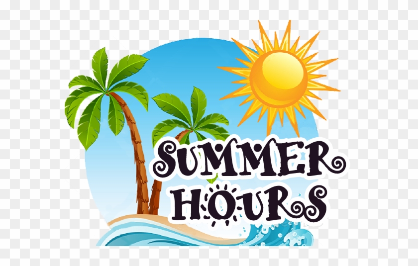 Summer Office Hours St - Palm Tree Beach Clip Art #137169