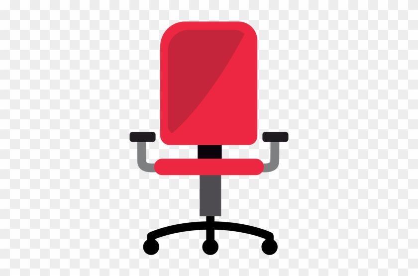 Red Office Chair Clipart Transparent Png - Office Chair Icon Png #137175