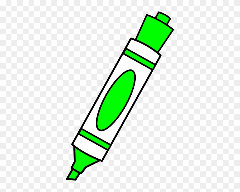 Green Marker Clipart #137465