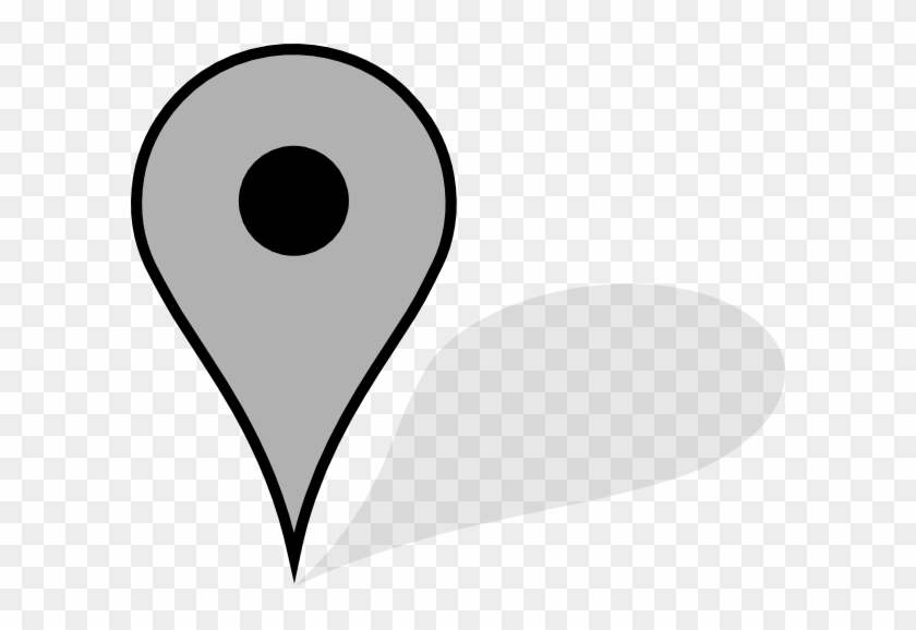 Map Clipart Google Map - Google Maps Grey Marker #137496