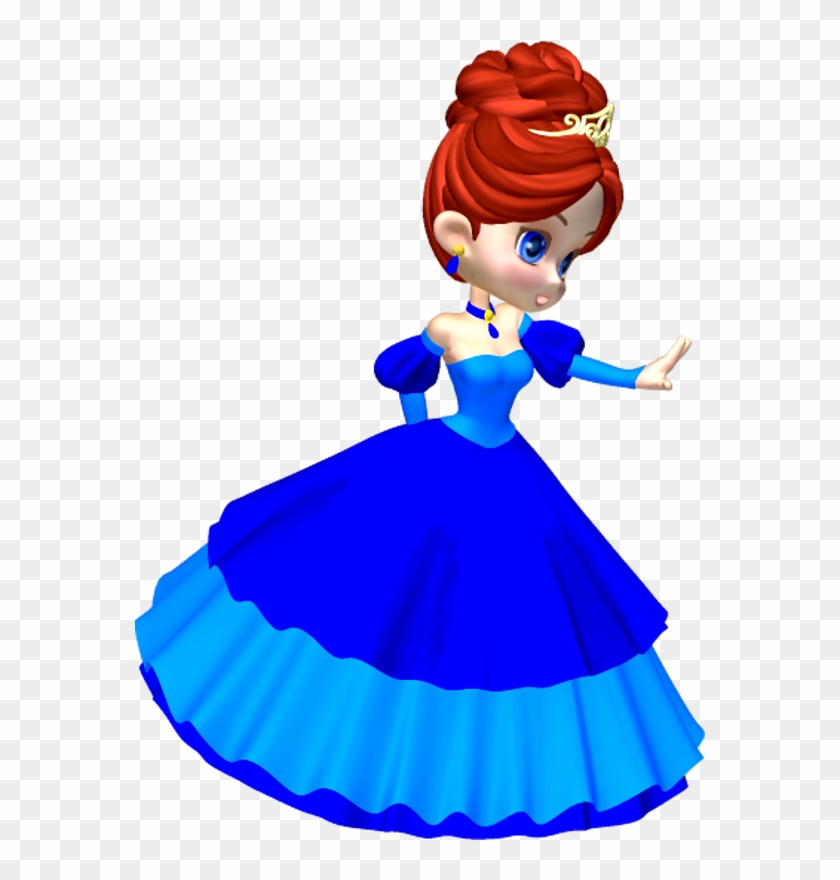 Princess In Blue Poser Png Clipart By Clipartcotttage - Portable Network Graphics #137631