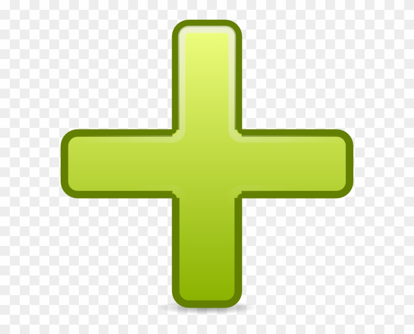 Add Clipart To Photo All - Green Plus Sign Icon #137715