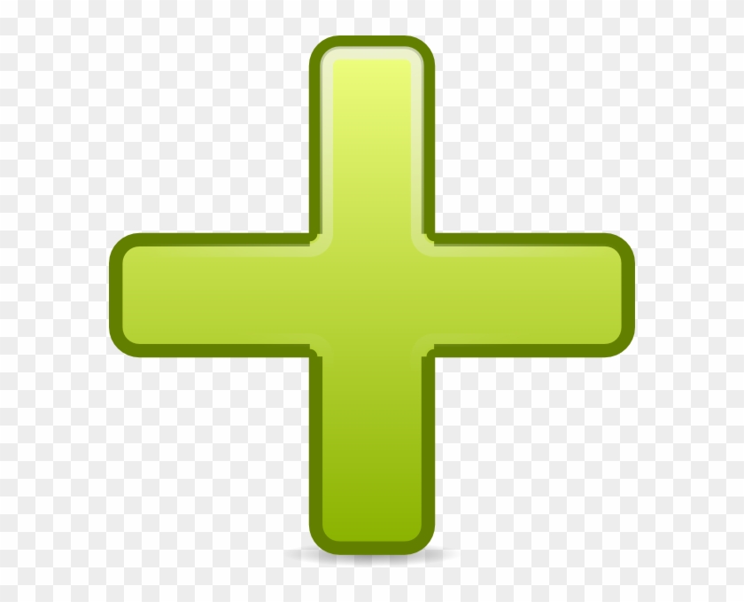 Add Clipart To Photo All - Green Plus Sign Icon #137715