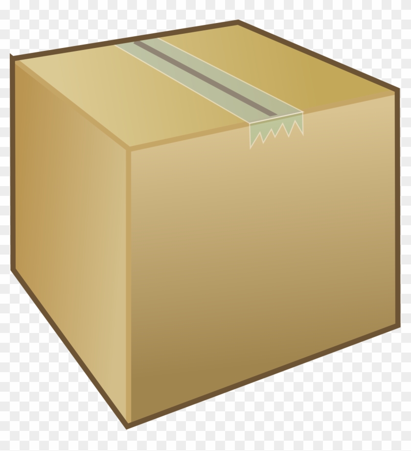 Box Cardboard Closed Carton Moving Taped Package - Box Clipart #137797