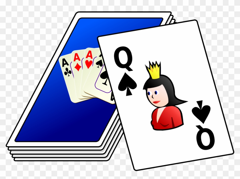 Free Vector Cards Deck Clip Art - Deck Of Cards Clipart Png #137806