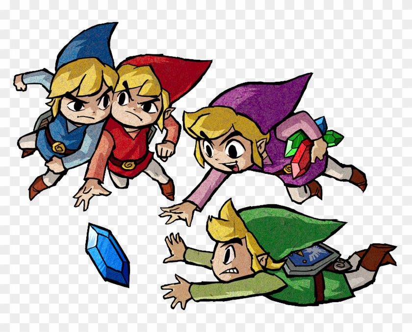 Zelda Clipart Original Link Legend - Legend Of Zelda: Four Swords Adventures #137873