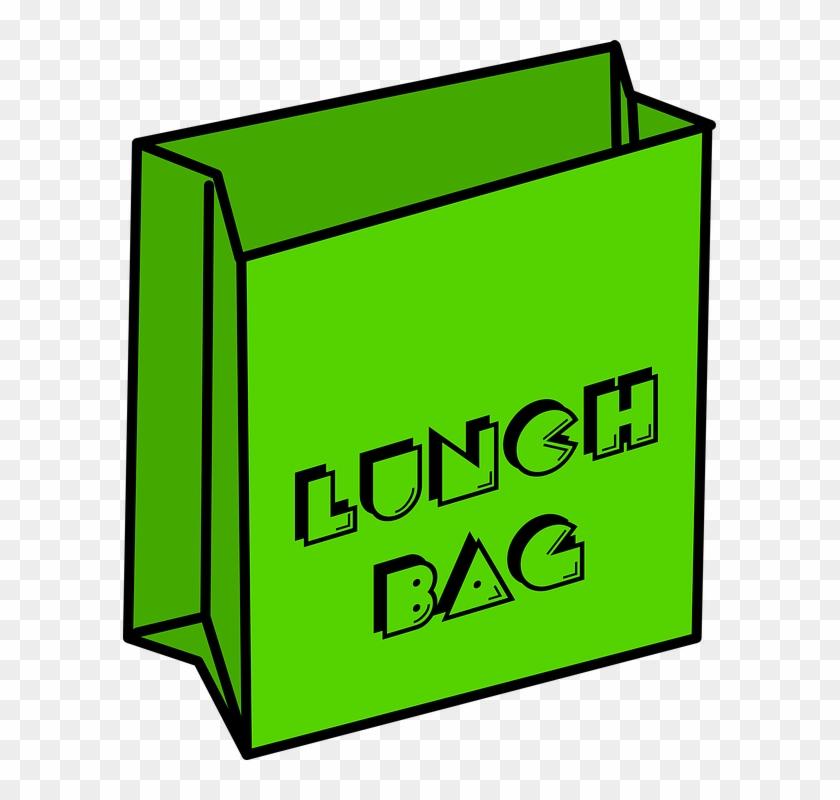Lunch Bag Food Paper School Packaging Package - Clipart Lunch Bag #137892