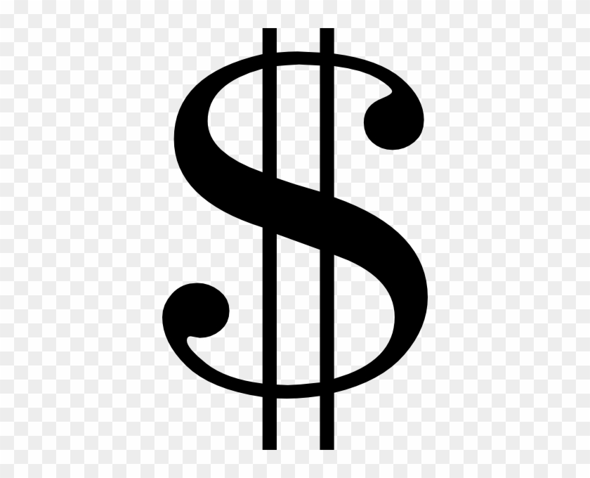 890175 - Black Dollar Sign Vector #137976