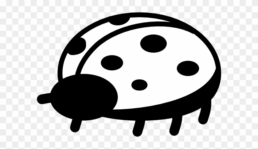 Ladybug No Color Clip Art - Lady Bug No Color #138028