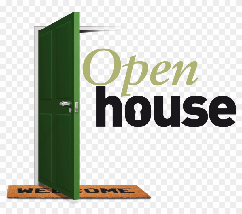 Open House Door Clip Art #138149