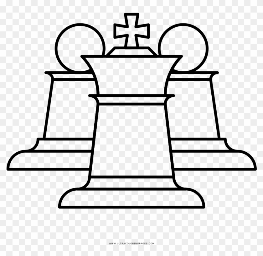 Chess Pieces Coloring Page - Dibujo De Ajedrez Para Colorear #725815