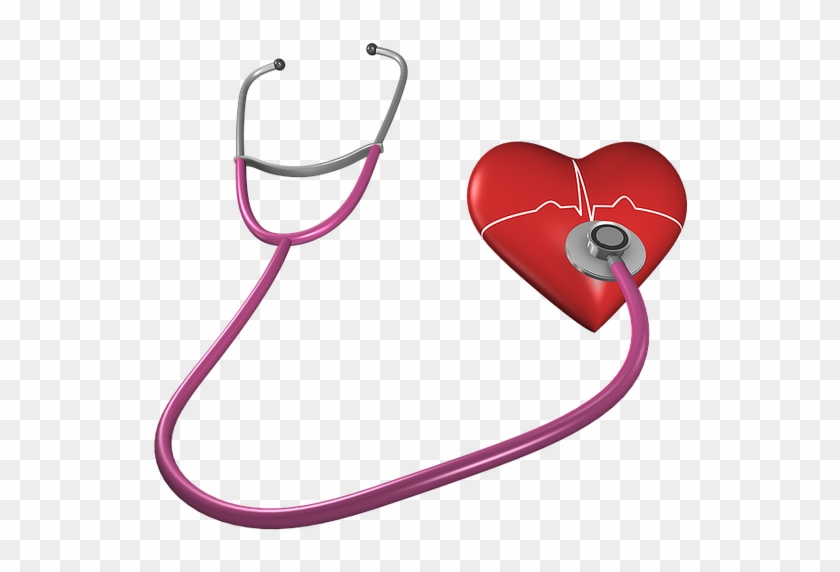 Heart, Shape, Stethoscope, Health Care, Heart Shape - Doctor Heart Logo #725992