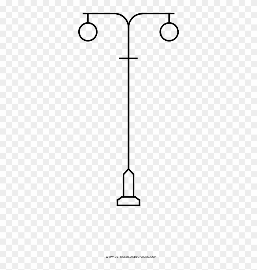 Lamp Post Coloring Page - Poste De Luz Para Colorir #726151