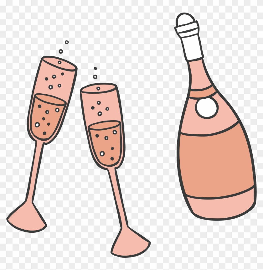 Champagne Wine Party Clip Art - Champagne Wine Party Clip Art #726263
