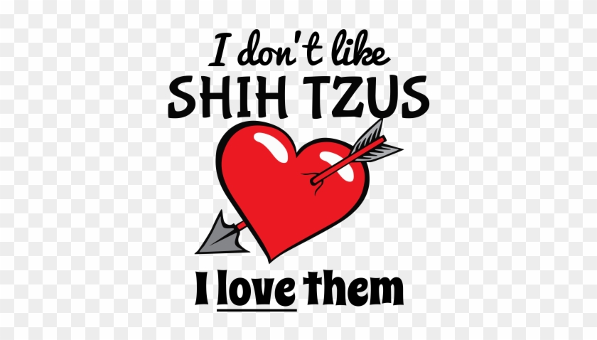 I Don't Like Shih Tzus I Love - Yourself. People Won't Like You Any Beach Towel #726257
