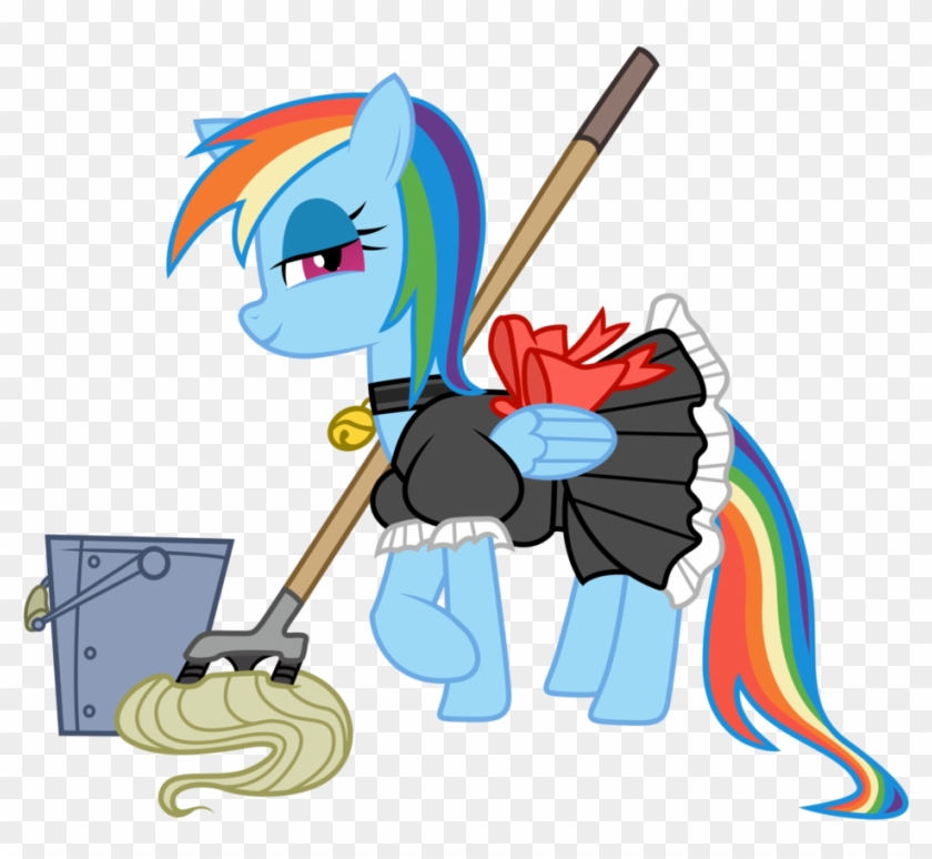 Rainbow Dash Maid By Kooner-cz - Rule 34 Paheal My Little Pony Rainbow Dash #726607