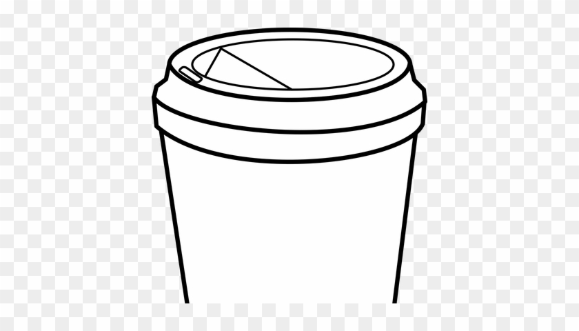 Disposable Coffee Cup - Starbucks Cute Food Coloring Pages, clipart, transp...