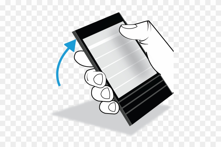 Blackberry Device Showing The Device Being Picked Up - Blackberry Passport #726661