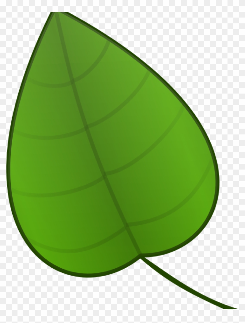 Green Leaves Clipart Free Vector And Clip Art Inspiration - Cartoon Leaf #727187