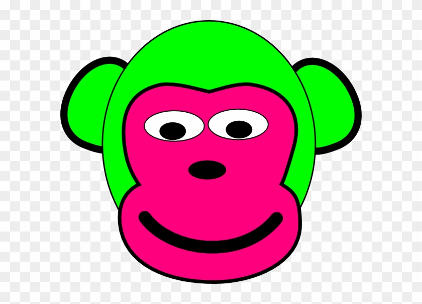 Clipart Info - Pink And Green Monkey #727220