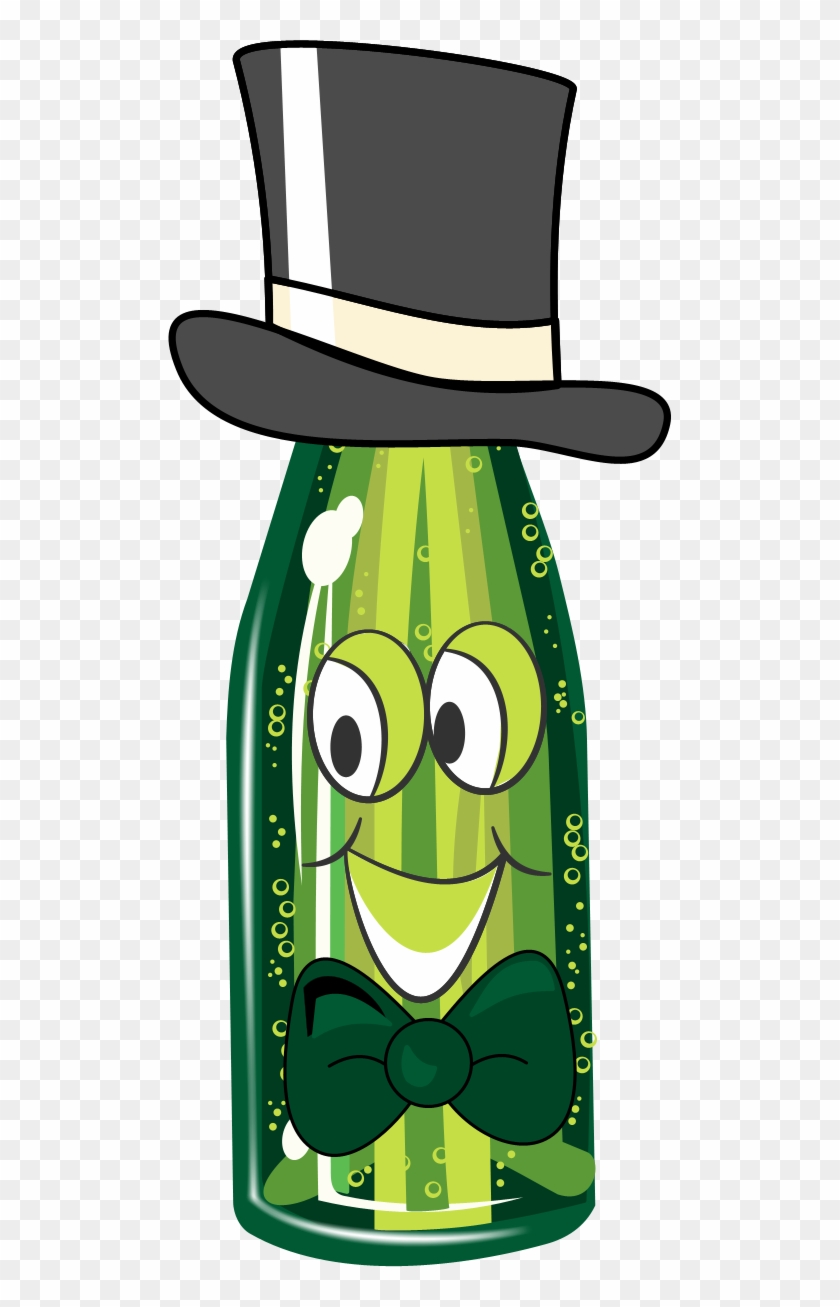 Free Transparent Png Files And Paint Shop Pro Tubes - Cartoon Champagne Bottle #727309