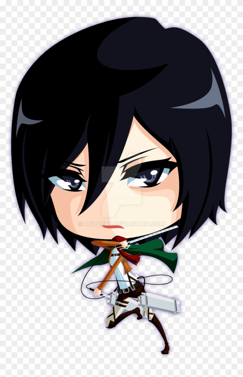 Mikasa Ackerman Eren Yeager Attack On Titan Chibi Anime Mikasa Ackerman Eren Yeager Attack On Titan Chibi Anime Free Transparent Png Clipart Images Download