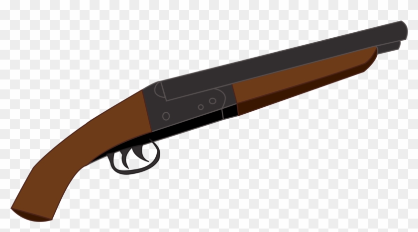 Shotgun Clipart Double Barrel Shotgun - Double Barrel Shotgun Clipart #727419