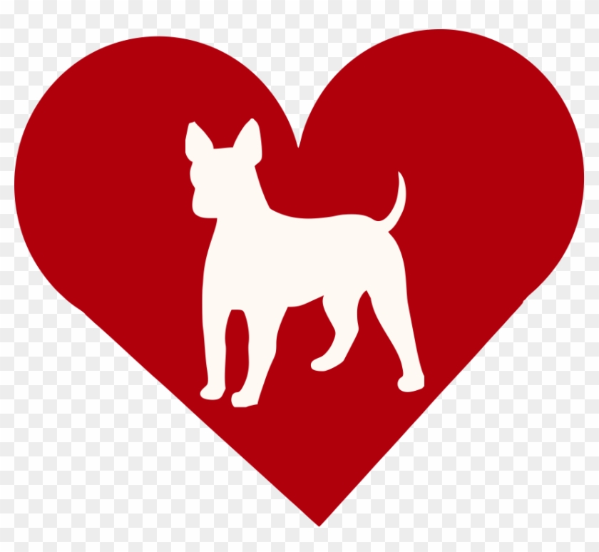 American Hairless Terrier In Heart Outdoor Vinyl Silhouette - Heart With Heartbeat Png #727423