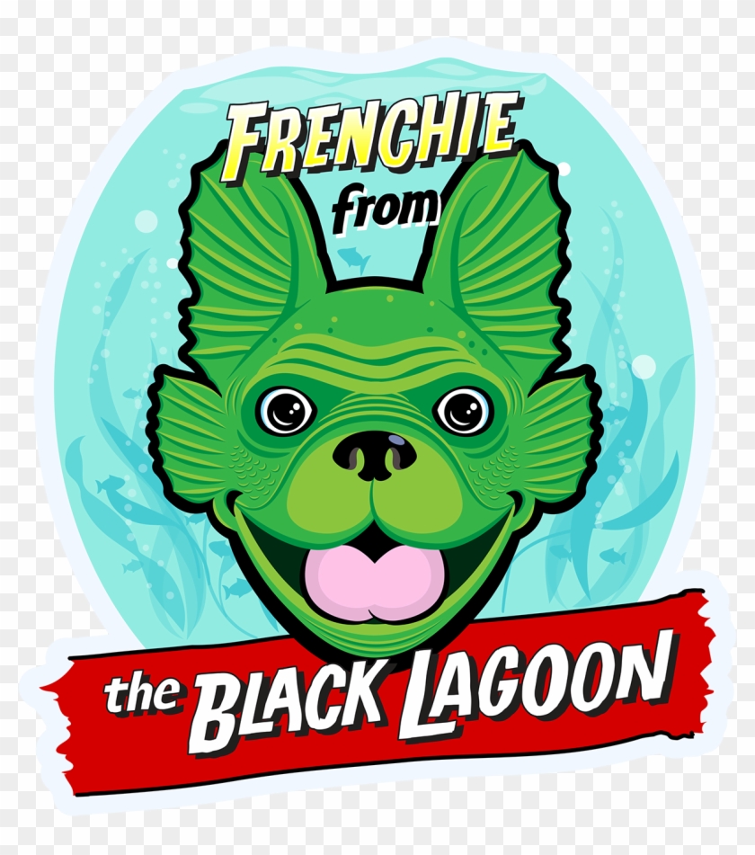 I Designed A Colorfull Gilled French Bulldog From The - Cartoon #727436