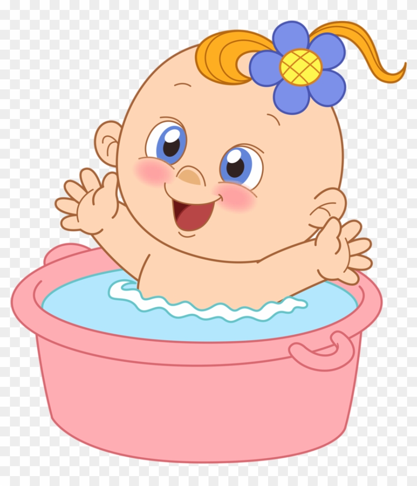 Gestante, Bricolagem, Vacina, Desenho Coisas, Artigos - Bathing Babies Clipart #727765