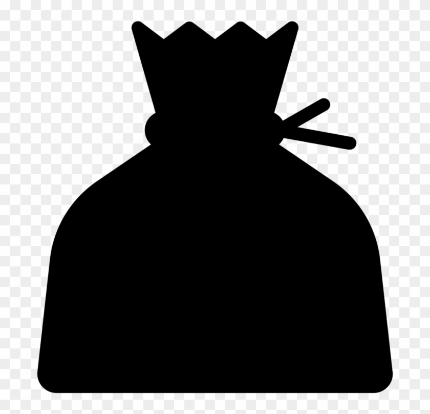 See Here Money Bag Clipart Black And White Hd Pictures - Clip Art #727769