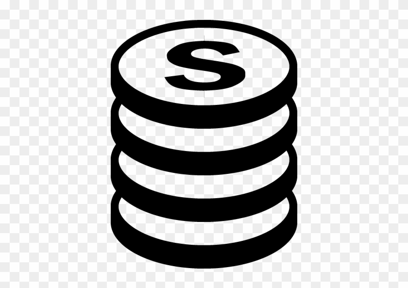 Coin Money 4 Icons - Stacked Coin Icon #727818