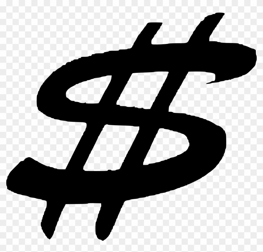 Big Image - Slanted Money Sign #727841