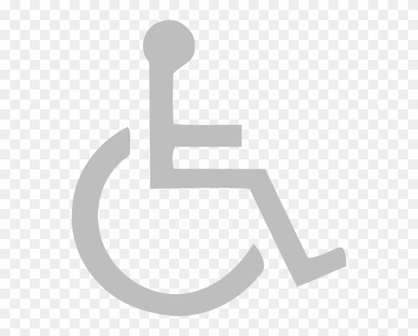 Disabled Symbol Sign - Satin Stainless Steel #727922