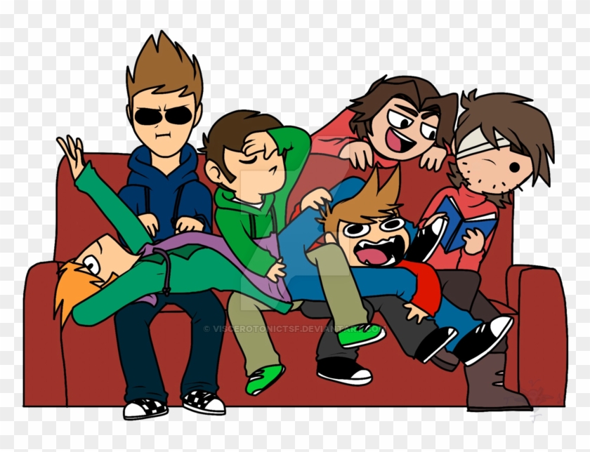 Edd, Tom, Matt And Tord From Eddsworld {PNG} by SpongeBobXD on