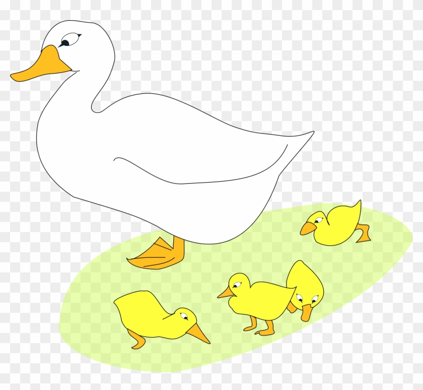 Albatross Clipart Cartoon - Goose And Gosling Clipart #727981