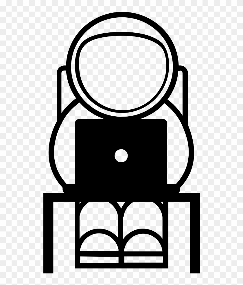 Online Marketing Clipart Creative Mind - Desenho De Um Astronauta #728007