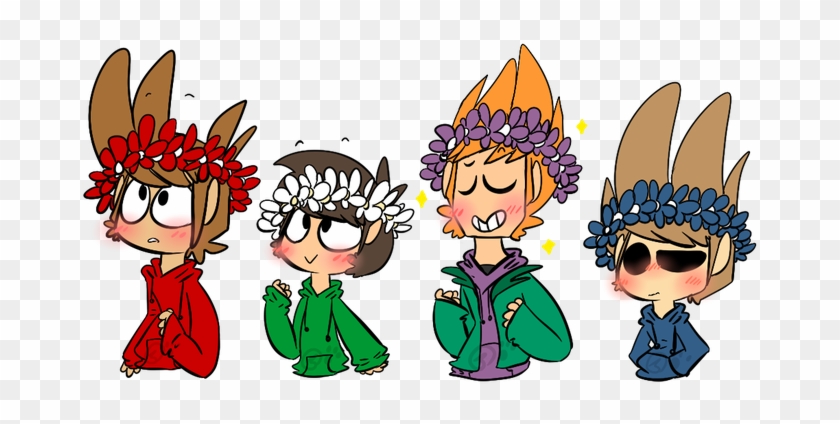 Eddsworld Flower Crowns By Jaziziplz - Eddsworld With Flower Crowns #728052