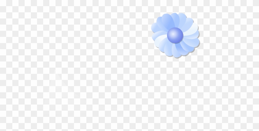 Free Vector Blue Flower Clip Art - Rose #728098